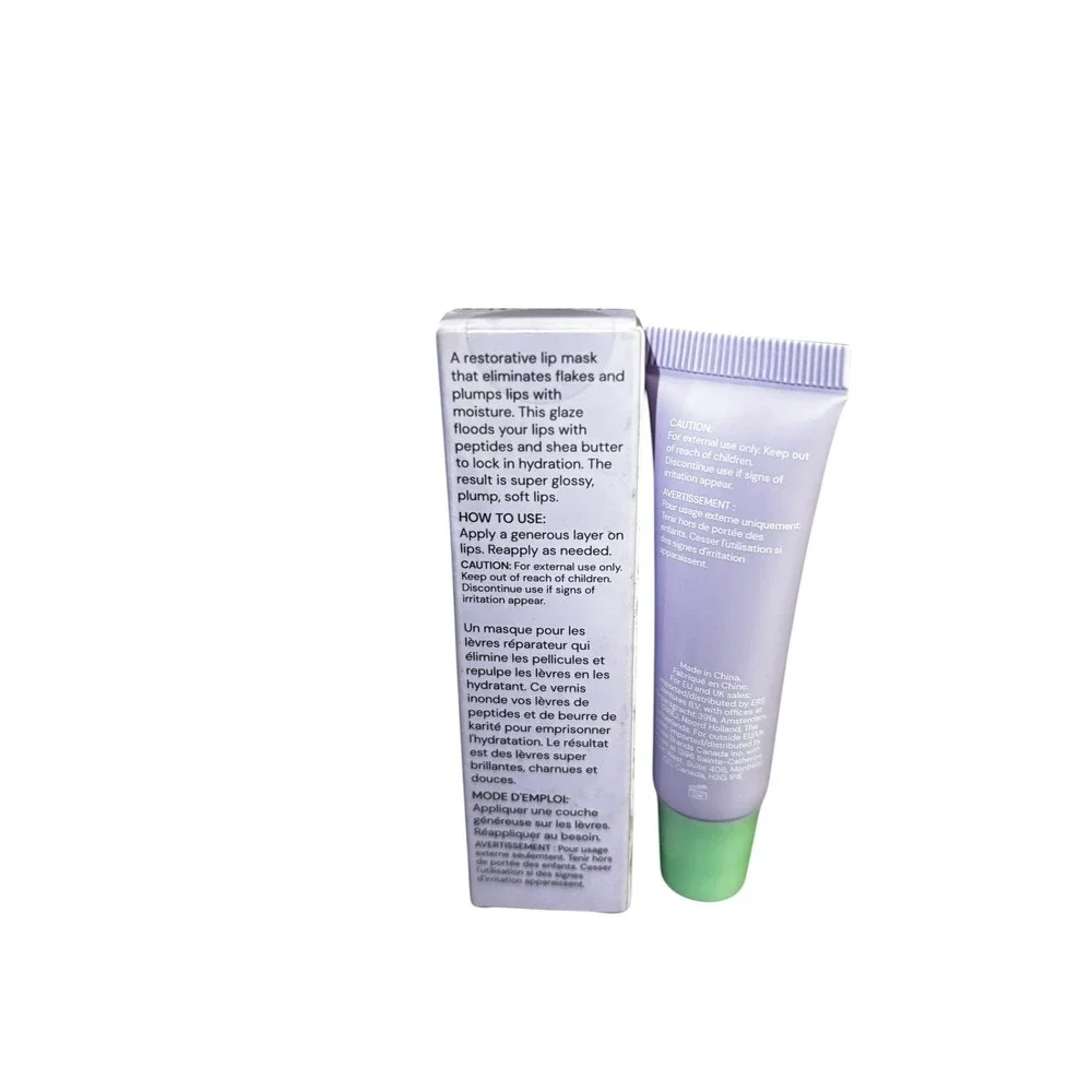 Glossmetics Lychee Berry Lip Glaze Peptide Infused Lip Mask 0.34oz New in Box